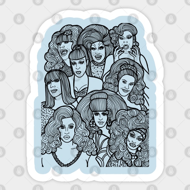 Drag ICONS Sticker by COLORaQUEEN